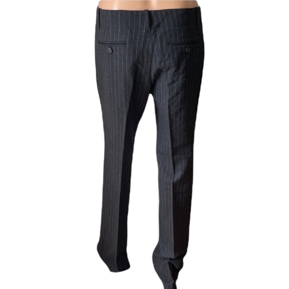 Theory Wool Pinstripe Suitable Pants Sz 6 - Picture 2 of 16